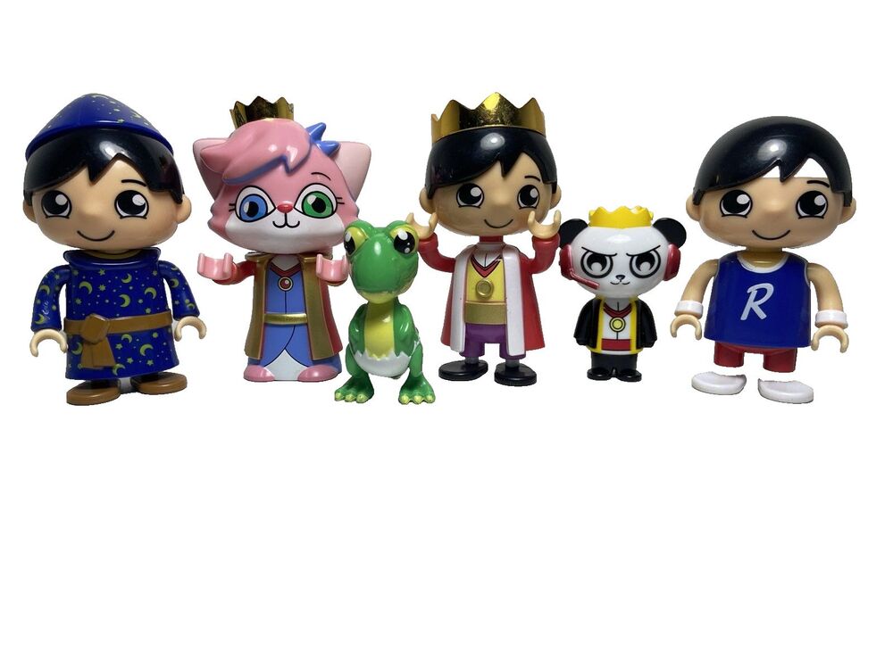 Ryans World Lot Action Figures Lot Of 6 People and Pets